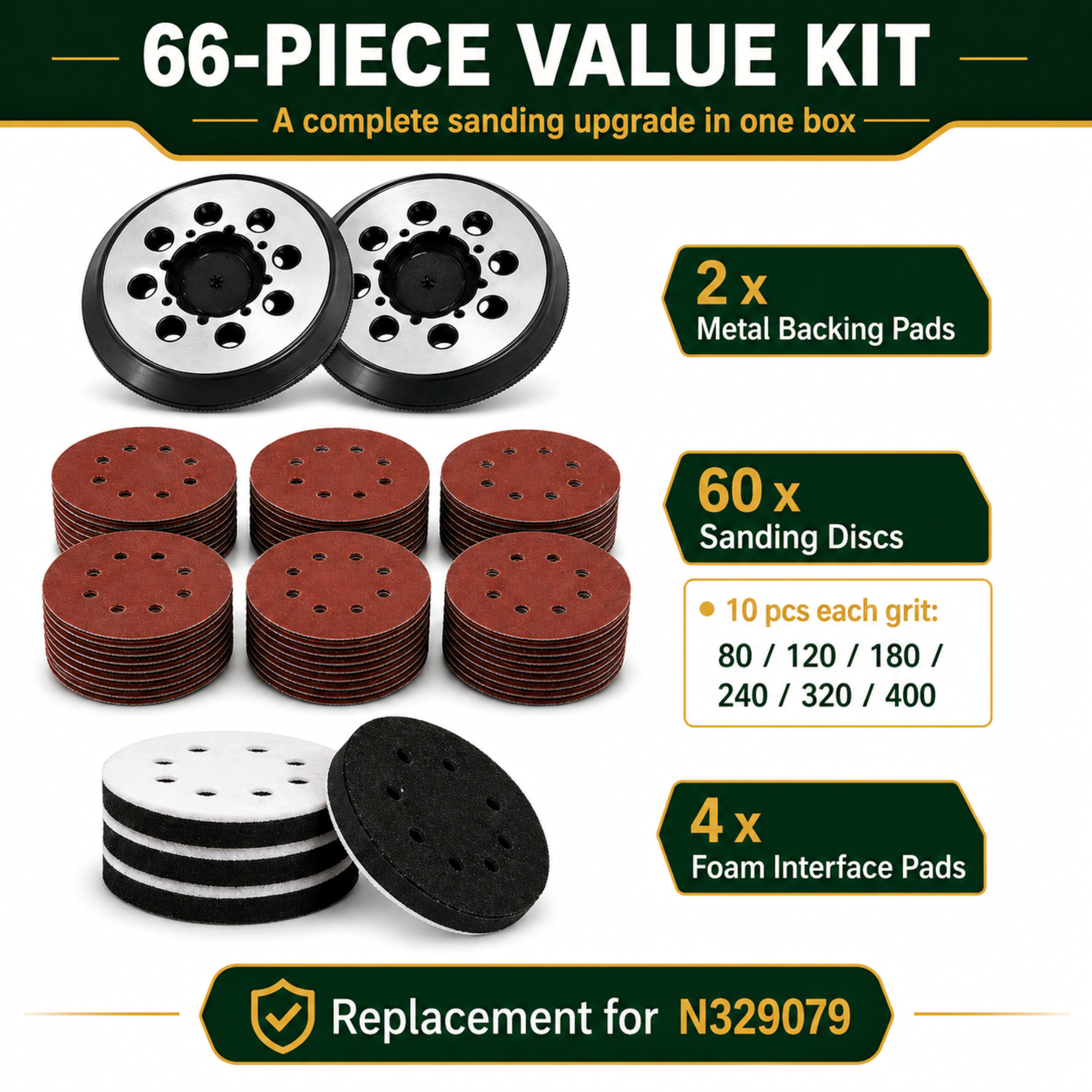 WALIFEVA Metal Backing Sander Pad 官方产品图片 06